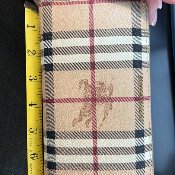 Burberry Haymarket Check Zip Around Wallet (SHF-T4rgfq) - Picture 3 of 6